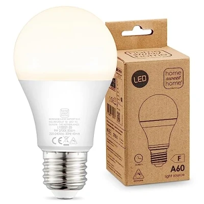 Afbeelding van Home Sweet Edison Vintage E27 LED Filament lichtbron A60 Helder 9W 806lm 2700K Dimbaar warm wit licht voor fitting