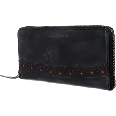 Afbeelding van bruno banani Portemonnee Ziloo Zip Around Wallet Black Zwart
