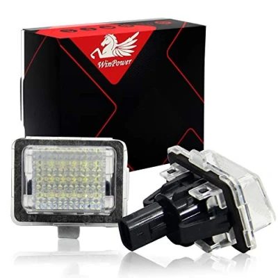 Afbeelding van WinPower LED Kentekenplaatverlichting Nummerplaatverlichting voor C E S CL SL CLA SLK CLS Klasse C117 C216 W204 W205 W212 W213 W218 W221 W222 W231 ect., 2 stuks