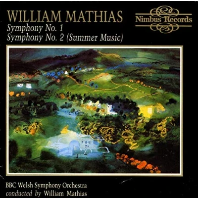 Afbeelding van BBC Welsh Symphony Orchestra, Math Mathias: Symphonies Nos.1 &amp; 2 &#039;Summer Music&#039; (CD)