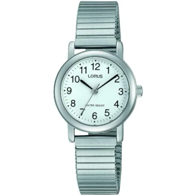 Afbeelding van Lorus RRX07HX9 Horloge staal zilverkleurig wit 26 mm