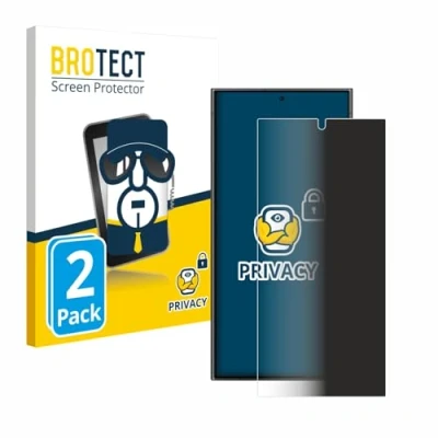 Afbeelding van BROTECT privacy screenprotector voor Samsung Galaxy S24 Ultra Folie Beschermfolie Blauwlichtfilter (2 Stuks)