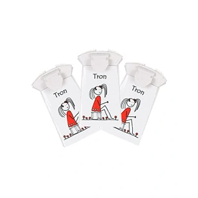 Afbeelding van Kamiustore Reispotjes, wegwerppotjes, TRON voor kinderen tot 30 kg set van 3 stuks