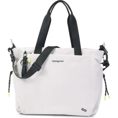 Afbeelding van Hedgren Schoudertas Satoshi Tote Bag 14&quot; Vaporous Grey Lichtgrijs