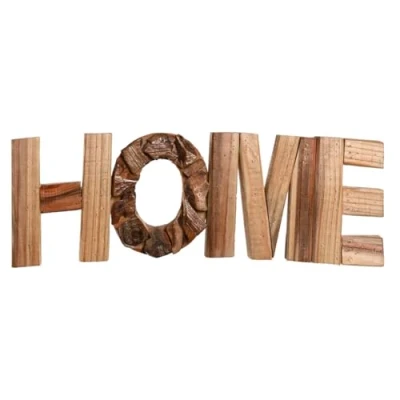 Afbeelding van Decoratieve figuren Home ESPRIT Natuurlijk Lichtbruin Stads 58 x 4 20 cm