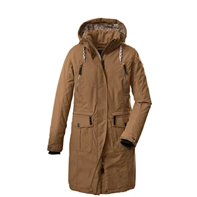 Afbeelding van G.I.G.A. DX dames Casual functionele jas met afritsbare capuchon GW 47 WMN CT, lichtbruin, 42, 38720 000