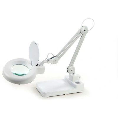 Afbeelding van HBM Verstelbare Loupelamp met LED verlichting, Tafelmodel