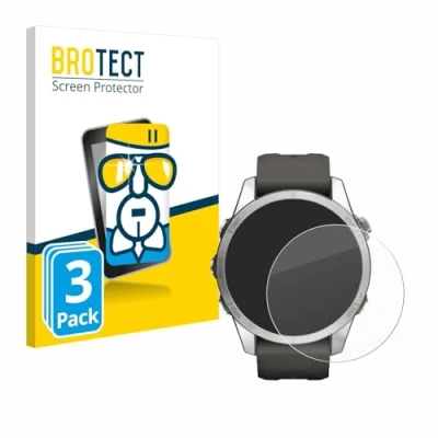Afbeelding van BROTECT Glas Screen Protector voor Garmin Fenix 7S Pro Solar (42 mm) (3 Stuks) Schermbeschermer [9H Hardheid, Beschermglas Folie niet Gehard Glas]