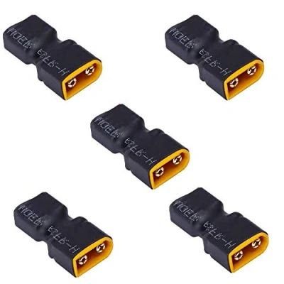Afbeelding van Yiqigou 5 stks XT60 XT 60 Mannelijke Vrouwelijke Connector naar T Plug Deans Stijl Conversie Adapter (Deans vrouw mannelijk)