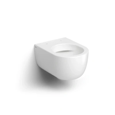 Afbeelding van Clou Hammock randloze wandtoilet 37x49 compact mat wit keramiek