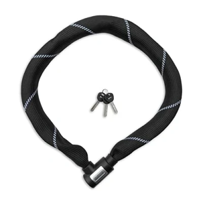 Afbeelding van Lynx Stelix ART 2 Kettingslot 110 cm x 8,3 mm Zwart