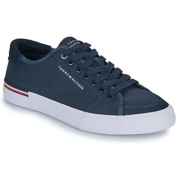 Afbeelding van Tommy Hilfiger CORE Corporate Sneakers laag, Heren, Maat: 44, Desert sky Leer en textiel