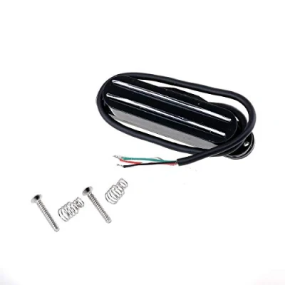 Afbeelding van Musiclily Hot Rail Hoge Output Gitaar Humbucker Element in Single Coil Formaat voor Fender Squier Strat, Zwart