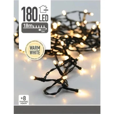 Afbeelding van Bigbuy Christmas Led Lichtkrans Warm Wit 23 M