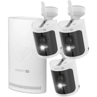 Afbeelding van Swann AllSecure4K draadloos beveiligingssysteem met 3 camera&#039;s