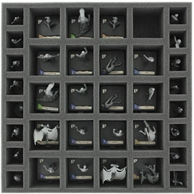 Afbeelding van AF055VD04 55 mm schuimplastic tray compatibel met Mansions of Madness 2nd Edition Expansion Heroes