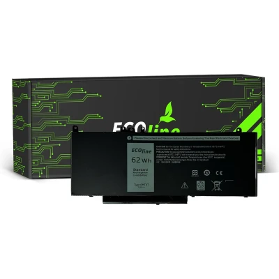 Afbeelding van EcoLine G5M10 Batterij Geschikt voor de Dell Latitude E5450 E5550 / 7.4V 5800mAh.