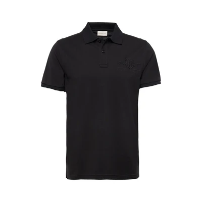 Afbeelding van GANT Tonal Shield Poloshirt, Heren, Maat: Large, Black