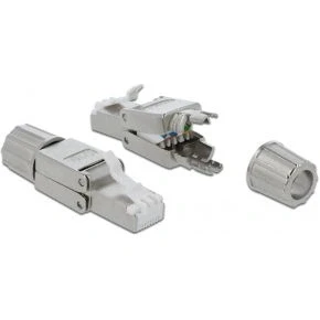 Afbeelding van Delock RJ45 stekker Cat.6A STP zonder gereedschap