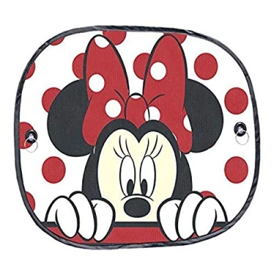 Afbeelding van Plasticolor 003815R01 Disney Mickey &amp; Minnie Peek A Boo Zijruit Zonnescherm 2 delig, 1 Pack
