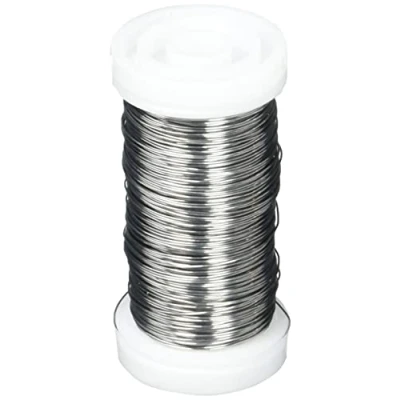 Afbeelding van Rayher 2425000 bloemendraad, gegloeid, 0,35 mm ø, SB Btl. spoel 100 m, materiaal ijzer, nikkelvrij, knutseldraad, wikkeldraad