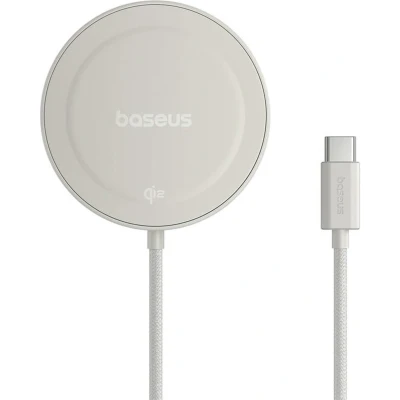 Afbeelding van Baseus Simple Mini4 Qi2 15W Magnetische Draadloze Oplader Compatibel met MagSafe Fast Charge Kickstand Goud