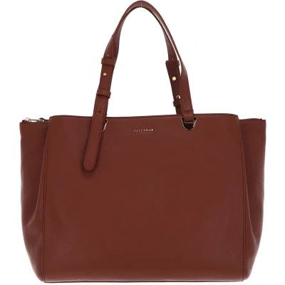 Afbeelding van COCCINELLE Leren Schoudertas Handtas Lea Handbag Brule Bruine
