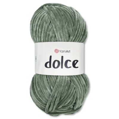 Afbeelding van Frida&#039;s Wollhaus YarnArt 100 g Dolce Chenille, wol, garen, breien, haken, Amigurumi 64 kleuren (760, muisgrijs)