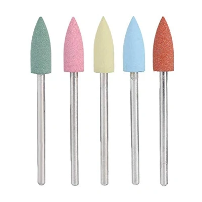 Afbeelding van Nagelboren Bits Kit, Rubber Nail Art Polijstkop Manicure Pedicure Nagel Polijsten Braamaccessoire Draagbare elektrische nagelboor 5 stks/set(152)