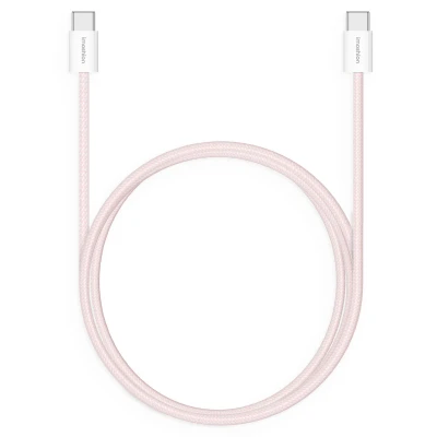 Afbeelding van iMoshion 2 m USB C naar Kabel 60 W Nylon Roze