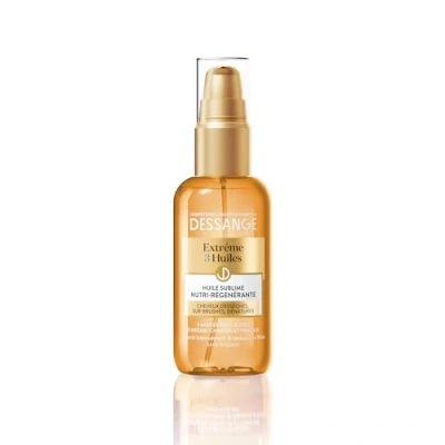 Afbeelding van Dessange Extrême 3 Huiles Olie 100ml Ontkleurd, Te Vaak Gebrushed of Gestijld Haar