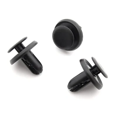 Afbeelding van VVO Fasteners Plastic Clips Zwart Bumper Compatibel met Sommige Mitsubishi FTO, ASX, Pajero/Shogun (Pack van 10 Clips)
