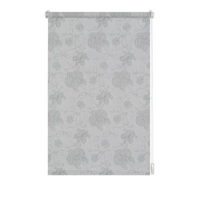 Afbeelding van GARDINIA EASYFIX rolgordijn met decoratie, 721, zilver, 100 x 150 cm