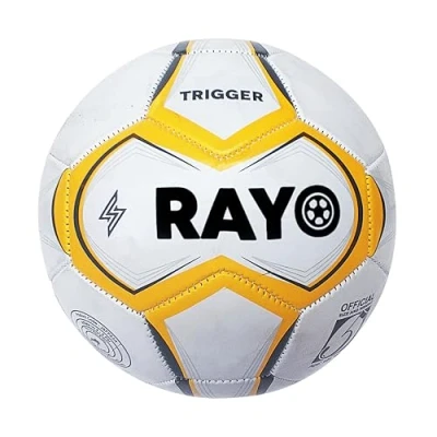 Afbeelding van Rayo Trigger Machine Stitched Football of Size 5 Material : PVC Multicolor This Lightweight 1.2 MM Thickness is For Training and Recreational Purpose Men Women