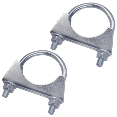 Afbeelding van SKIR&#039;CO (2 stuks) pijpklemmen voor 50 mm diameter, U bout, gegalvaniseerde buisbeugels