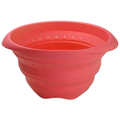 Afbeelding van Lekue 4,2 Liter Stam en Opslag Opvouwbare Collander, Rood