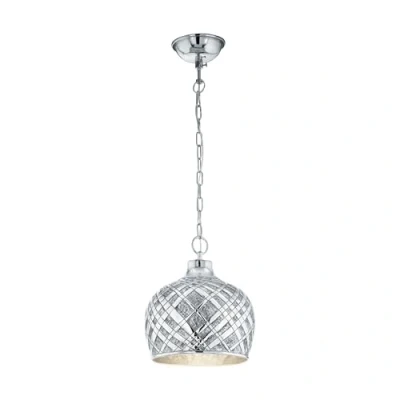 Afbeelding van EGLO Vintage Saltash Hanglamp 1 Lichts Chroom