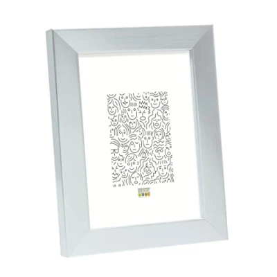 Afbeelding van Deknudt Frames fotolijst S45RD3 zilver hout 20x30 cm