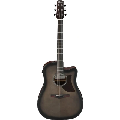 Afbeelding van Ibanez AAD50CE Advanced Acoustic Transparent Charcoal Burst High Gloss elektrisch akoestische westerngitaar