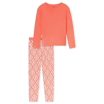 Afbeelding van Schiesser Modern SET Pyjama, Dames, Maat: XL, Pfirsich