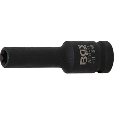 Afbeelding van BGS 5204 11 Kracht dopsleutel E profiel 12,5 mm (1/2&quot;) E11