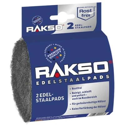 Afbeelding van RAKSO RVS staalwol pads extra fijn