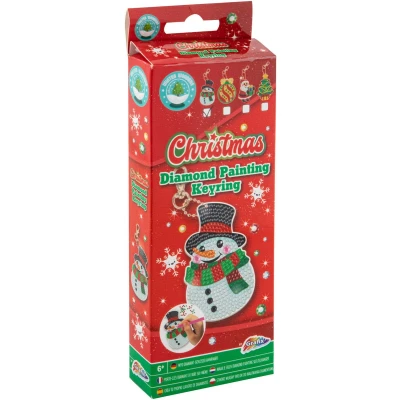 Afbeelding van Grafix Kerst Diamond Painting sleutelhanger