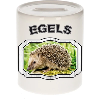Afbeelding van Dieren liefhebber egel spaarpot egels cadeau Spaarpotten