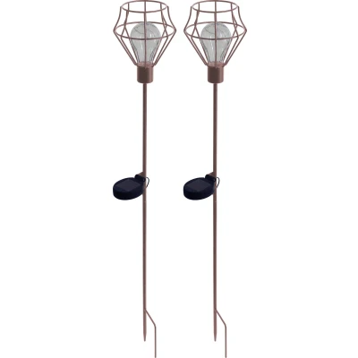 Afbeelding van Luxform staande verlichting Pentagon (set van 2) Batterij