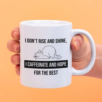 Afbeelding van Mok I Don&#039;t Rise And Shine