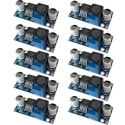 Afbeelding van QitinDasen 10 stuks Premium XL6009 DC naar Boost Converter Module, 3 32V tot 5 35 V Step Up Spanningsregelaar, 4A Verstelbare Voeding Module