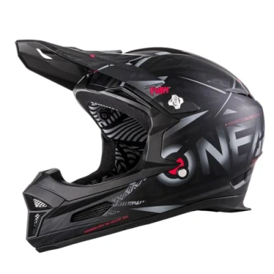 Afbeelding van O&#039;NEAL Mountainbike Helm MTB Downhill Volgens de veiligheidsnorm EN1078, ventilatieopeningen voor luchtstroom en koeling, ABS buitenmantel FURY HELMET SYNTHY Volwassen Zwart Maat S