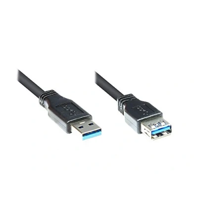 Afbeelding van Alcasa 2711 S01 USB kabel 1 m 3.2 Gen (3.1 1) A Zwart