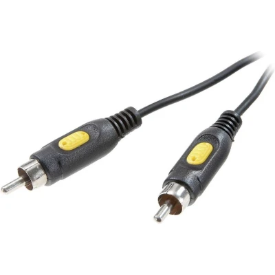 Afbeelding van SpeaKa Professional Composite Cinch Video Aansluitkabel [1x stekker 1x stekker] 5.00 m Zwart